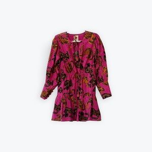 Farm Rio Wild Leopards Mini Dress